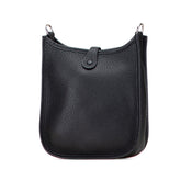 エルメス エヴリンTPM アマゾーヌ 斜め掛け ショルダーバッグ ブラック シルバー金具 トリヨンクレマンス レディース HERMES 【中古】